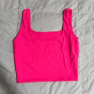 Neon Pink Tank Top